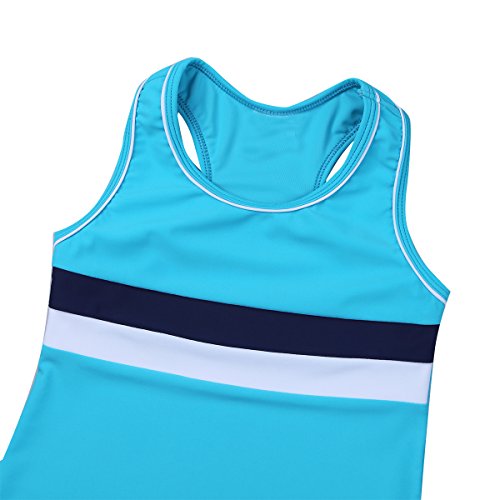 Image of iEFiEL Little Girls' Kids Summer Two Piece Boyshort Tops Tankini Kids Swimsuit Swimwear Set