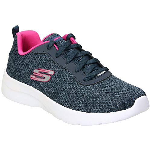 Skechers Dynamight 2.0 Quick Concept Womens Sneakers Navy/Hot Pink 9