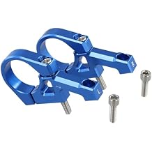 Direct Mount Stem for Dual Crown Forks DH Mountain Bike 31.8mm Handlebar 6061 Aluminum CNC PurpleBlue