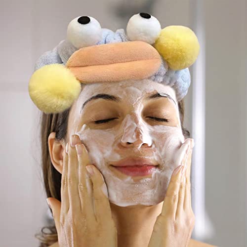 Tiara Para Lavar O Rosto, Headbands dos desenhos animados para mulheres Maquiagem, Salsicha Feminina