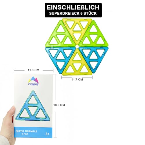CONDIS Super Dreieck 6 Pcs Expansion Set, die perfekte Ergänzung Kollektion