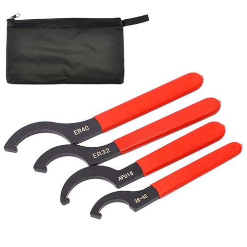 Limeow 1 Set di 4,Taglie 38-42, Apu16,Er32,Er40 Chiave Inglese Regolabile Chiave a Rullino Chiavi Inglesi Set Chiavi Inglesi Chiavi a Snodo Chiave Inglese Adatto per l'Uso Quotidiano di Manutenzione