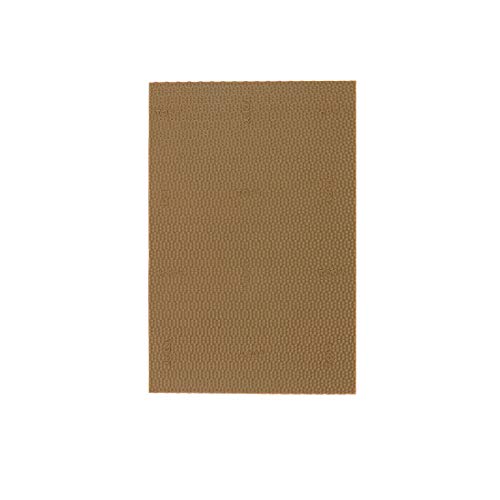 Preisvergleich Produktbild Absatzgummi zur Schuhreparatur lederfarbig (caramel) Schuhmacherbedarf 150x100mm