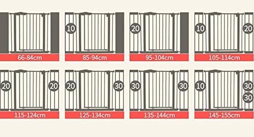 Parcs pour animaux de compagnie et barrière d'escalier en métal pour sécurité maison - 6