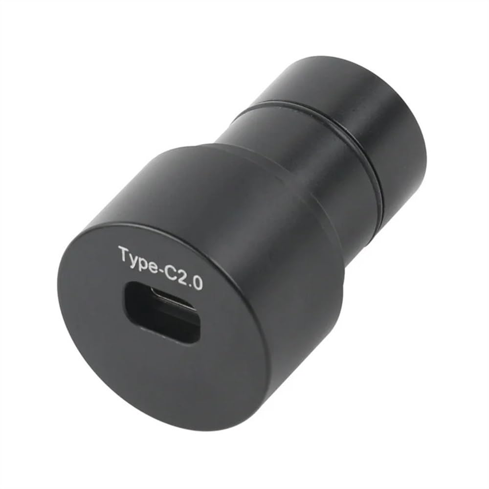 Microscope 5MP USB Type-C Digital Eyepiece Camera Stereo Biological Microscope Industrial Video Camera Free Driver +Adapter 23.2 30 30.5 mm(5.0MP)