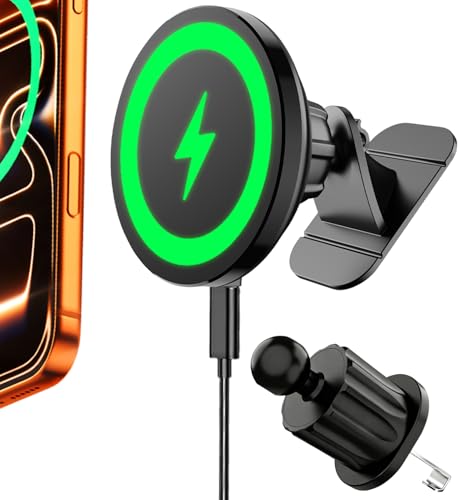 MagSafe Car Mount Charger, 15W Magnetic Charger