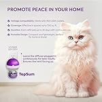 Cat Pheromones Calming Diffuser: Premium Pheromone Diffuser for Cats - Cat Pheromones Diffuser - Cat Calming Diffuser - Cat Calming Pheromone Diffuser, 2 Pack (Purple) - Image 4
