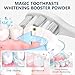 Magic Toothpaste Whitening Booster Powder,Snow Magic Teeth Whitening Powder,Purely White Teeth Whitening Powder,Tooth Whitening Powder Toothpaste for Stain Removal, for a Dazzling Smile(2PCS)