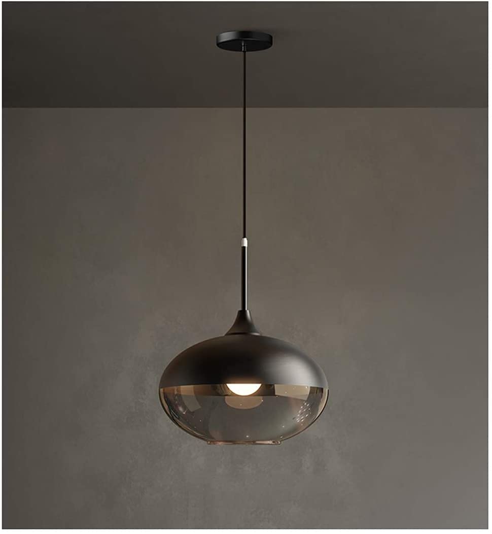 Lampe de chevet en verre soufflé et finitions soignées, luminaire minimaliste chic E27