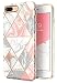 i-Blason Cosmo Lite Designed for iPhone 8 Plus Case/iPhone 7 Plus Case, Slim Stylish Protective Bumper Case with Camera Protection for iPhone 8 Plus 2017 / iPhone 7 Plus 2016 (Marble)