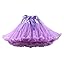 Fsahiuf Ballett Rock Damen - Chiffon Tanz Tüll Rock Mit Schnürung In Größe L