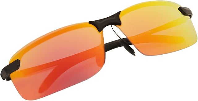 YUKANG Polarised Sunglasses for Men with Metal Frame TAC Lenses Cycling Fishing Driving 99% UV400 Protection for Outdoor