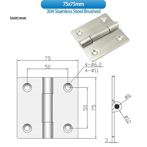 Armoire électrique en acier inoxydable 304 robuste avec charnières intégrées - 3