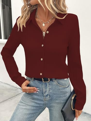 Image of Shasmi Women's Shirt | Long Sleeve Slim Fit Shirt | Elegant Design | Premium Quality | Stylish & Comfortable | All-Day Comfort | Perfect for Formal, Casual & Party Occasions (144)