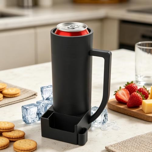 Soporte para latas aislado recargable y reutilizable para bebidas 4
