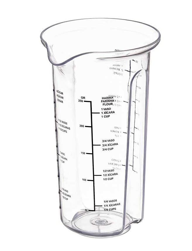 Misuratore Da Cucina 1000ml - Per Liquidi, Zucchero E Farina, Con Beccuccio, Plastica Resistente - Foto 3