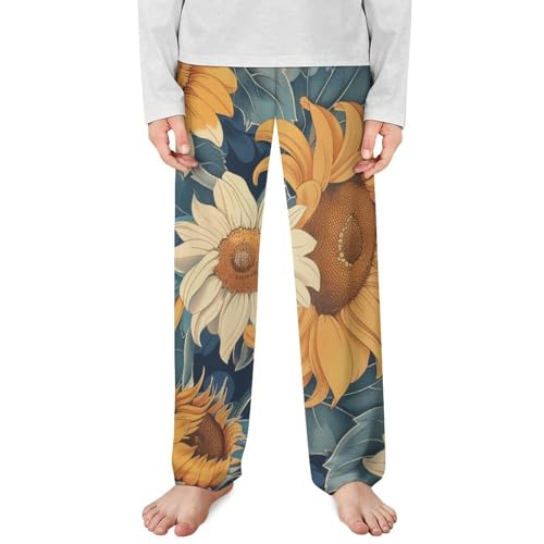 Sunflower PatternChildren's Casual Pajamas140CM