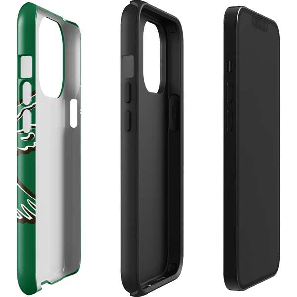 Skinit Impact Phone Case Compatible with iPhone 15 Pro - Officially Licensed NFL Philadelphia Eagles Retro Logo Design