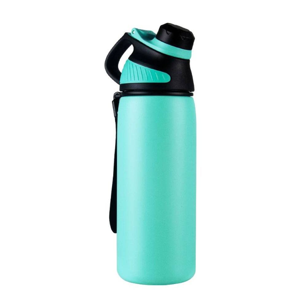 Double Wall Vacuum Flask With Magnetic Lid Outdoor Sport Water Bottle Stainless Steel Thermal Mug Leak Proof mint