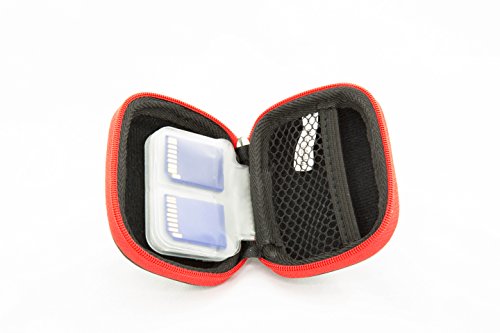 Leap Outdoors Weather-Resistant Protective Sd Sdhc Memory Card Storage Carrying Case For Photography And Trail Camera Card Reader And 12 Sd Cards With Mesh Pocket #TOP2