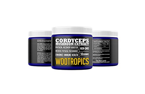 Cordyceps Powder to Increase Endurance, Enhance Recovery, and Combat Fatigue - Cordyceps Mushroom Nootropic for Mental and Physical Performance by WodTropic, 100% Cordyceps Powder to Increase Endurance, Enhance Recovery, and Combat Fatigue - Cordyceps Mushroom Nootropic for Mental and Physical Performance by WodTropic, 100%