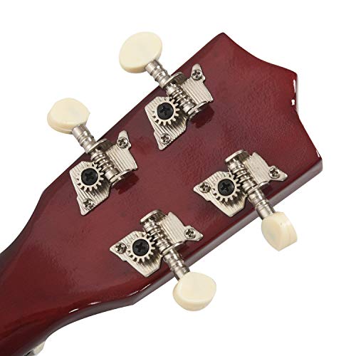 Qtrednrry 21 pouces Ukulele soprano Ukulele guitare 4 cordes hawaienne + Chaine + Plectre pour les debutants cadeau d… - Les Beatles, Paul McCartney, John Lennon, RIngo Starr, George Harrison Qtrednrry 21 pouces Ukulele soprano Ukulele guitare 4 cordes hawaienne + Chaine + Plectre pour les debutants cadeau d… – Image 7