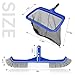Pool Brush Head & Fine Mesh Pool Skimmer Kit，17