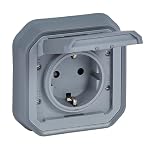 Legrand – LEGRAND, Plexo New Aufsatz für Feuchtraum-Steckdose, Schuko-