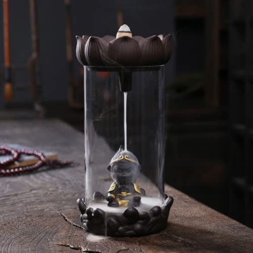 Brûleur d'encens Sun Wukong en argile violette artisanale