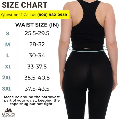 Mojo Compression Medical Shorts 20-30mmHg for Women & Men - M8193