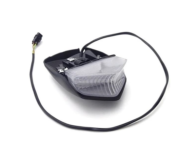 Plaque d'immatriculation avec feu arrière de moto et feu stop à LED WR450F - 3