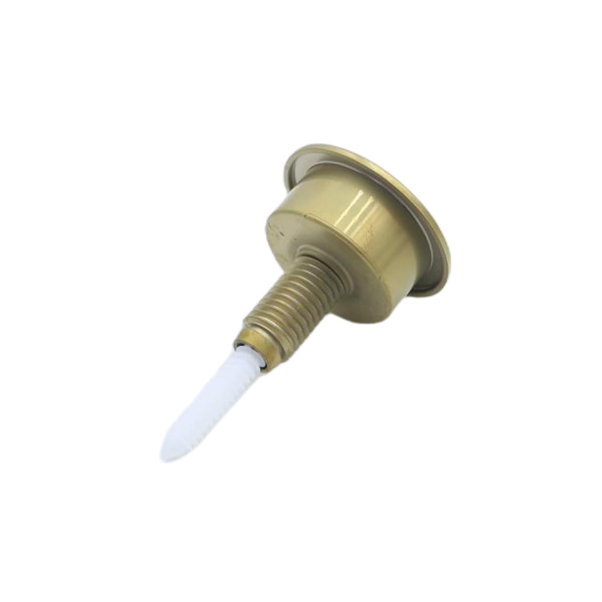 Pulsador de Descarga Doble para Inodoro, Acabado Dorado Cepillado, con Mecanismo Ajustable para Twyford Optima 49. Botón de Descarga Ligero de ABS con función de Ahorro de Agua.