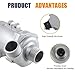 Lamerto Electric Water Pump w/Bolts 11517521584 Compatible with B-M-W 3.0L N52 E60 E70 E90 E91 E92 E93 E82 E83 128i 325i 328i 330i 525i 528i 530i X3 X5 Z4# 11517546994 11517563183 11517586924
