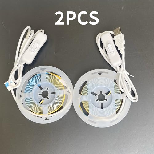 Tira de LED COB USB 5V 2 Packs 3 m Blanco Natural miniatura 7