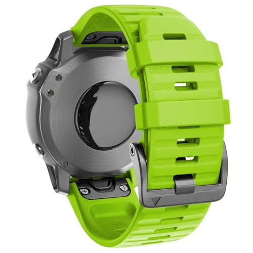 Bracelet Fenix 8 7X 6X en silicone souple 26mm facile à installer