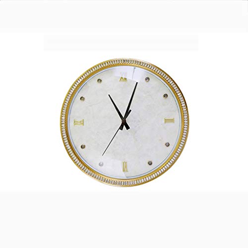 Reloj de Pared Latón Silencioso para Sala y Dormitorio