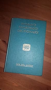 Hardcover Pitman's Shorthand Dictionary New Era Edition Book