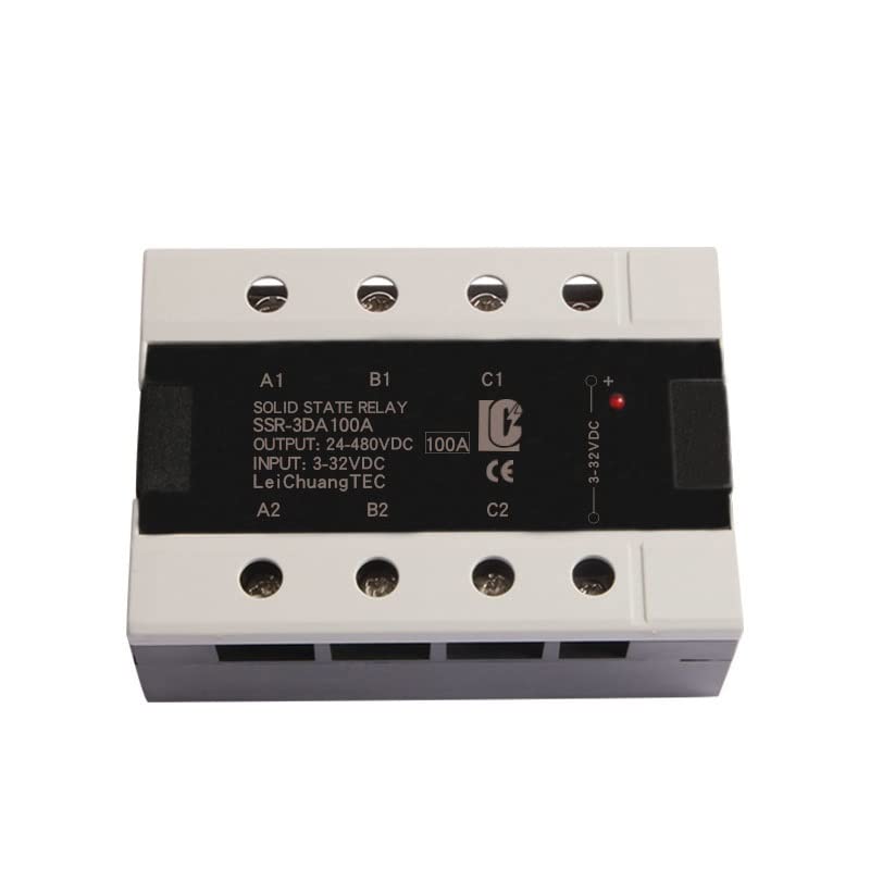 SSR 100A triphasé relais statique pour contrôle industriel DC-AC