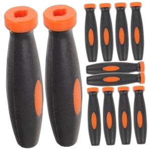 NUOBESTY 12 Stück Gummi Feilengriffe