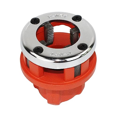 TEXALAN Ratchet Pipe Threader Kit Replacement 1-inch Dies, Compatible Kit, Ideal for Galvanized & Iron Pipes, Not for Stainless Steel