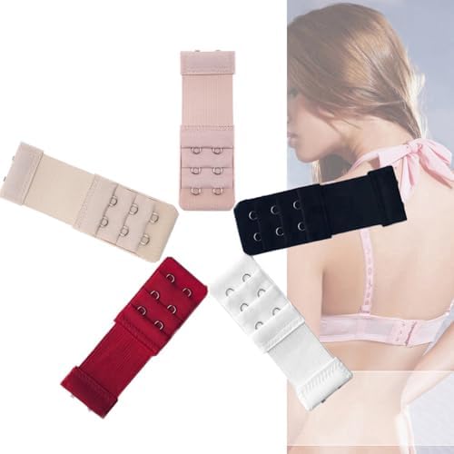 Bra Extension Buckle,Women 2 Hook Bra Extender Elastic Underwear Extension Strap Clip Expander Buckle image 4