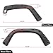 Fender Flares Fit Jeep Wrangler Unlimited LJ 2004-2006 & Wrangler TJ 1997-2006, Not Fit Sport Models, Wheel Trim Cover Accessories Smooth Riveted Style QP94TZZAC