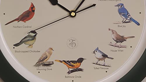 Mark Feldstein & Associates The Original Singing Bird Clock 25th Anniversary Edition (13 Inch, Premium Oak) - Image 2