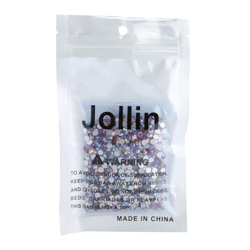Image of Jollin Crystal Flatback Rhinestones Gems for Crafts 4mm SS16, Pink AB | Glue Fix, 1440pcs Glass Rhinestones for Bedazzling, Clothes, Tumblers, Nail Art, Shoes, Bags, Caps & Accessories Decoration