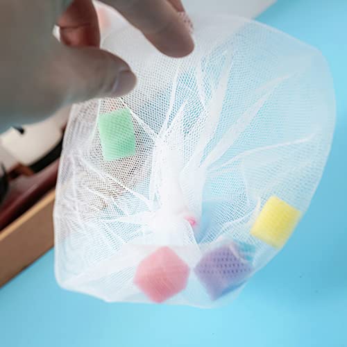 10Pcs Thickened Double-Layer Foaming Net Facial Cleanser Facial Foam Machine Handmade Soap Net Cleansing Foam Bubble Soap Net Soap Saver Net Can't Hold Soap #TOP3