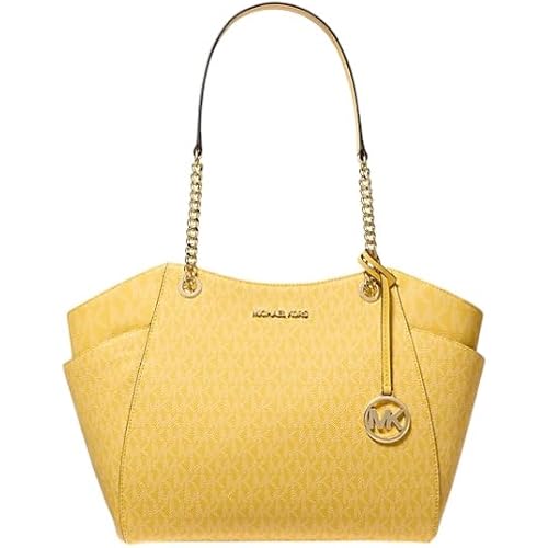 Michael Kors Jet Set Large Signature Logo Shoulder Bag