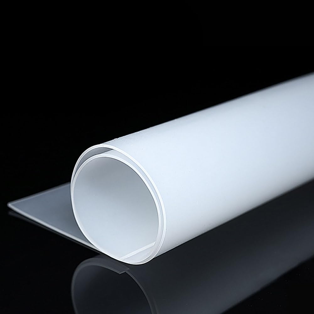Lámina de Silicona en Rollo 50x200cm Grosor 0,5–5mm Banda de Goma Flexible Junta Aislante Resistente al Calor para Manualidades CNC Coche,4mm