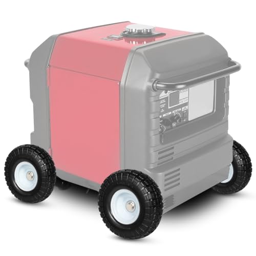 All Terrain Wheel Kit for Honda EU3000is Generator, Solid Never-Flat Tires, Replaces for OEM...