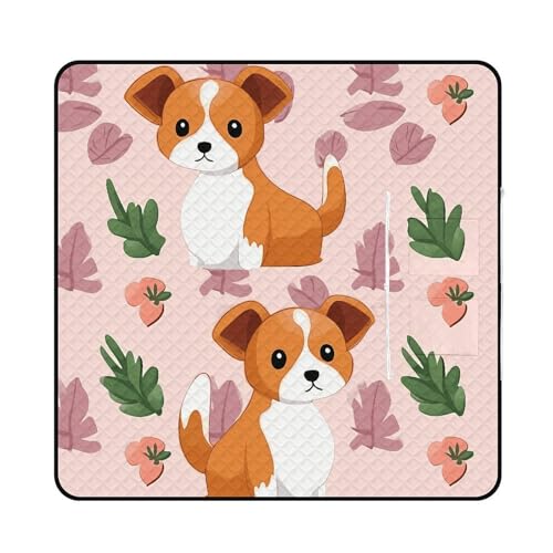 Couverture de plage pour chien avec zip : l'accessoire idéal pour le camping