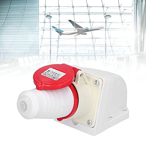 Plugue Industrial, 380V-415V 16A Boa Condutividade Isolante Shell Plugues Impermeáveis ​​Conjunto de